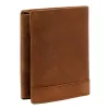  Pánska kožená peňaženka Nordee HJORT N4 v koňakovej farbe 9,5 x 12,5 x 3 cm