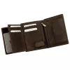 Pánska kožená peňaženka Nordee HJORT N4 hnedá 9,5 x 12,5 x 3 cm