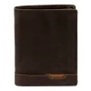  Pánska kožená peňaženka Nordee HJORT N4 hnedá 9,5 x 12,5 x 3 cm