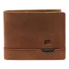  Pánska kožená peňaženka Nordee HJORT 035 v koňakovej farbe 11 x 9 x 2,5 cm
