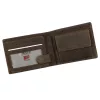  Pánska kožená peňaženka Nordee HJORT 035 hnedá 11 x 9 x 2,5 cm
