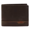  Pánska kožená peňaženka Nordee HJORT 035 hnedá 11 x 9 x 2,5 cm
