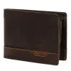  Pánska kožená peňaženka Nordee HJORT 035 hnedá 11 x 9 x 2,5 cm
