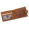  Pánska kožená peňaženka Nordee HJORT 035L v koňakovej farbe 11,5 x 9 x 2,5 cm