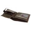  Pánska kožená peňaženka Nordee HJORT 035L hnedej farby 11,5 x 9 x 2,5 cm