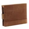  Pánska kožená peňaženka Nordee HJORT 8806A v koňakovej farbe 13 x 9,5 x 3 cm