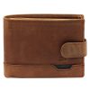  Pánska kožená peňaženka Nordee HJORT 8806A v koňakovej farbe 13 x 9,5 x 3 cm