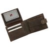  Pánska kožená peňaženka Nordee HJORT 8806A hnedá 13 x 9,5 x 3 cm