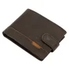  Pánska kožená peňaženka Nordee HJORT 8806A hnedá 13 x 9,5 x 3 cm