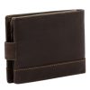  Pánska kožená peňaženka Nordee HJORT 8806A hnedá 13 x 9,5 x 3 cm