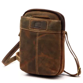    Pánska opasková taška Nordee DOH-SP-04 z hovädzej kože 13 x 19 x 6 cm