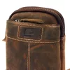  Pánska opasková taška Nordee DOH-SP-04 z hovädzej kože 13 x 19 x 6 cm