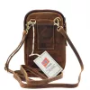  Pánska opasková taška Nordee DOH-SP-04 z hovädzej kože 13 x 19 x 6 cm