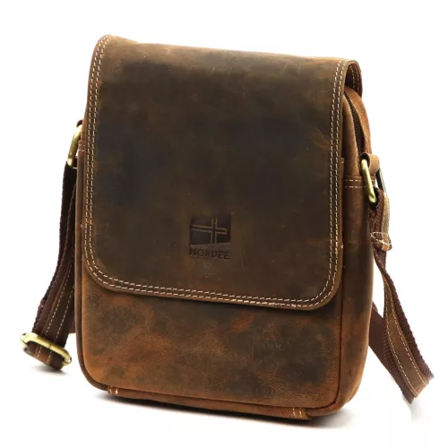  Pánska kožená taška Nordee DOH-GM-04 18 x 22 x 6 cm