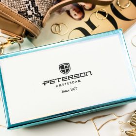    Dámska peňaženka Peterson PTN PX25-NPK modrá 19 x 9,5 x 2,5 cm