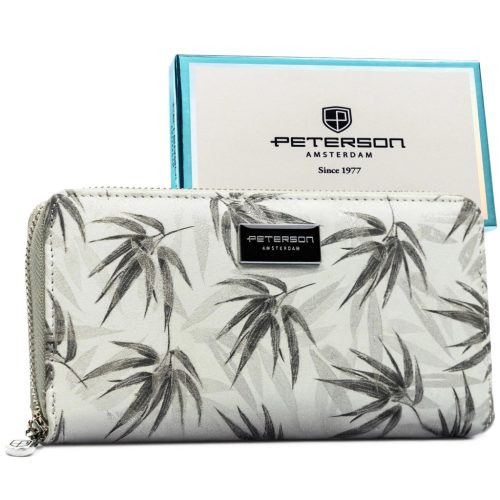  Dámska peňaženka Peterson PTN PX25-NPK biela 19 x 9,5 x 2,5 cm