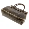  Dámska kožená kabelka cez rameno, crossbody kabelka Luka 20-054 MN tmavohnedá 36 x 26 x 14 cm