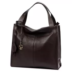    Dámska kožená kabelka Gregorio 1725 DOLLARO hnedej farby 39 x 38 x 14 cm