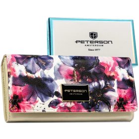    Dámska peňaženka Peterson PTN PX22-PF1 s farebným kvetinovým vzorom 19,5 x 10 x 2,8 cm