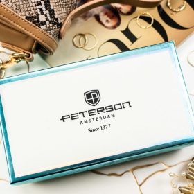    Dámska peňaženka Peterson PTN PX22-PF2 s farebným kvetinovým vzorom 19,5 x 10 x 2,8 cm