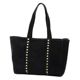    Dámska kožená kabelka cez rameno Luka 25-016 čierna 47 x 28 x 13 cm