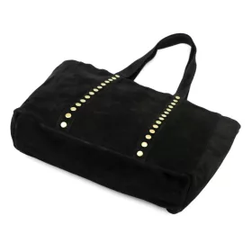    Dámska kožená kabelka cez rameno Luka 25-016 čierna 47 x 28 x 13 cm