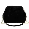  Dámska kožená kabelka cez rameno Luka 25-031 čierna 30 x 23 x 15 cm