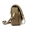 Luka 25-034 taupe női bőr kézitáska 21 x 19 x 10 cm