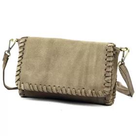    Dámska kožená kabelka cez rameno Luka 25-028 béžovej farby 22 x 13 x 6 cm