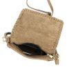 Luka 25-028 taupe női bőr kézitáska 22 x 13 x 6 cm