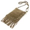 Luka 25-037 taupe női velúr bőr bőr kézitáska 22 x 24 x 4 cm