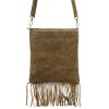 Luka 25-037 taupe női velúr bőr bőr kézitáska 22 x 24 x 4 cm