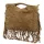  Dámska kožená kabelka Luka 25-018 v lieskovo-orieškovej farbe, crossbody 34 x 25 x 5 cm