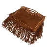  Dámska kožená kabelka Luka 25-018 hnedá, crossbody 34 x 25 x 5 cm