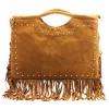  Dámska kožená kabelka Luka 25-018 koňakovej farby, crossbody 34 x 25 x 5 cm