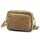 Luka 25-010 taupe női bőr kézitáska 24 x 16 x 11 cm