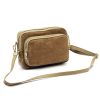 Luka 25-010 taupe női bőr kézitáska 24 x 16 x 11 cm