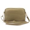 Luka 25-010 taupe női bőr kézitáska 24 x 16 x 11 cm