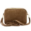 Luka 25-011 taupe női bőr kézitáska 22 x 15 x 9 cm