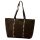 Luka 25-016 barna női bőr kézitáska 47 x 28 x 13 cm