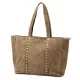  Dámska kožená kabelka Luka 25-016 v béžovej farbe 47 x 28 x 13 cm