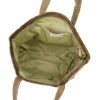 Luka 25-016 taupe női bőr kézitáska 47 x 28 x 13 cm