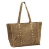 Luka 25-016 taupe női bőr kézitáska 47 x 28 x 13 cm