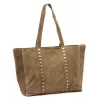  Dámska kožená kabelka Luka 25-016 v béžovej farbe 47 x 28 x 13 cm