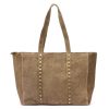Luka 25-016 taupe női bőr kézitáska 47 x 28 x 13 cm