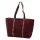  Dámska kožená kabelka cez rameno Luka 25-016 bordovej farby 47 x 28 x 13 cm