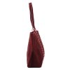 Luka 25-016 bordó női bőr kézitáska 47 x 28 x 13 cm
