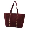  Dámska kožená kabelka cez rameno Luka 25-016 bordovej farby 47 x 28 x 13 cm