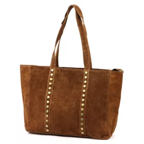   Dámska kožená kabelka cez rameno Luka 25-016 v koňakovej farbe 47 x 28 x 13 cm