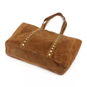   Dámska kožená kabelka cez rameno Luka 25-016 v koňakovej farbe 47 x 28 x 13 cm